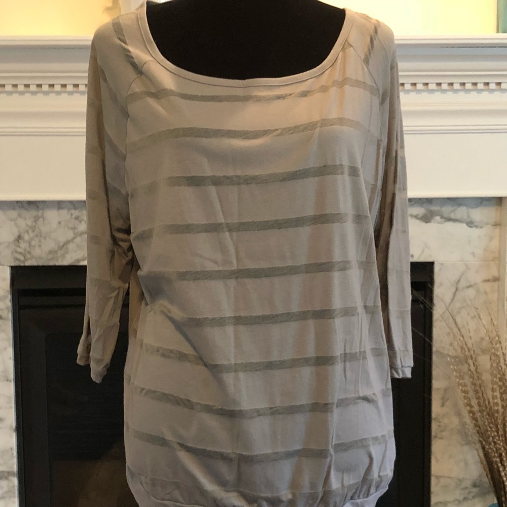 Ladies softly stripped shirt